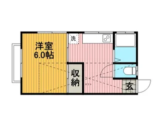 中川コーポ【2階】の間取り