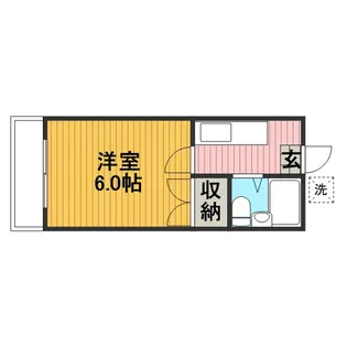 神奈川県相模原市南区相模大野5丁目【アパート】の間取り