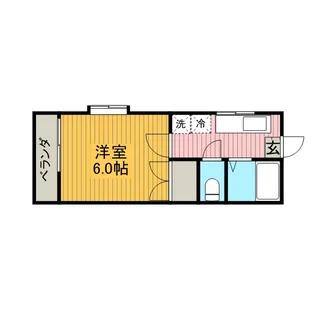 神奈川県相模原市南区旭町【アパート】の間取り