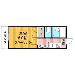 神奈川県相模原市南区旭町【アパート】の間取り