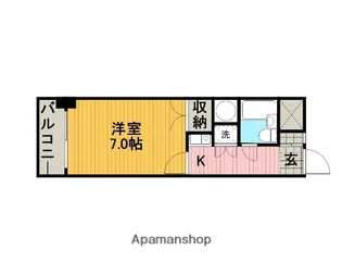 神奈川県相模原市南区相模大野7丁目【マンション】の間取り