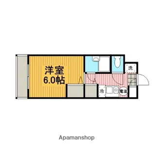 アカデミア清新【1階】の間取り