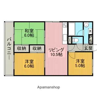 ソ・ビエール【7階】の間取り