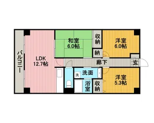 エスポワール ルーチェ【5階】の間取り