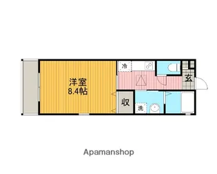 ヴィラ御園【1階】の間取り