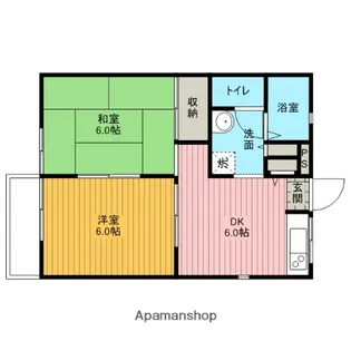 エクセルメゾン弐番館【2階】の間取り