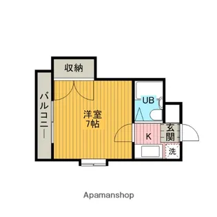 メゾンドブラン【2階】の間取り