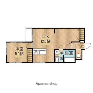 メゾンエトワール【2階】の間取り