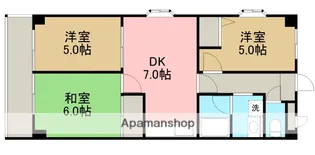 サンモールマンション【2階】の間取り