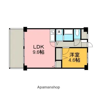 ライオンズマンション淵野辺第2【2階】の間取り