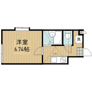 カーサベルテ【201号室】の間取り