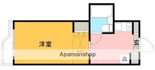 アルカディア相模原【4階】の間取り