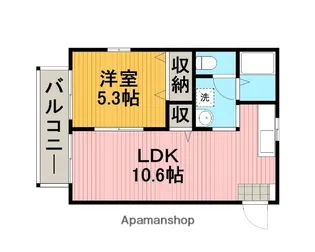 フランボワージュ【2階】の間取り