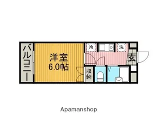 グリーンヒルズ小磯一番館【107号室】の間取り