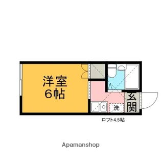 サンライズ・K【2階】の間取り