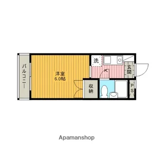 スカイコート淵野辺第4【4階】の間取り