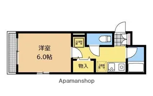アークハイム矢部【102号室】の間取り