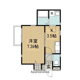 東京都町田市木曽東4丁目【アパート】の間取り