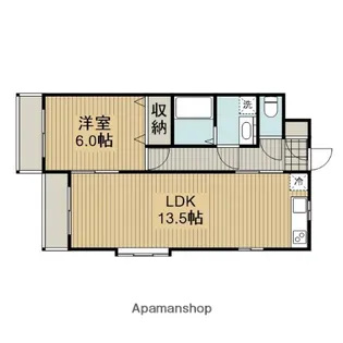 ハイツ・サンウエイ【201号室】の間取り