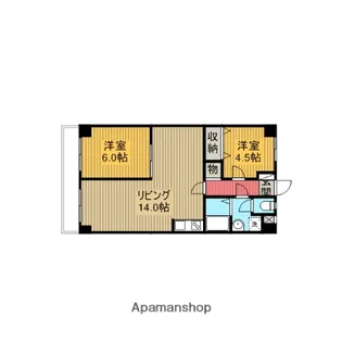 センチュリー鹿沼【4階】の間取り