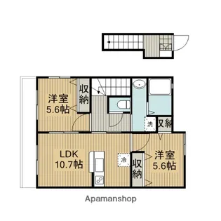 メゾンコスメーア【2階】の間取り
