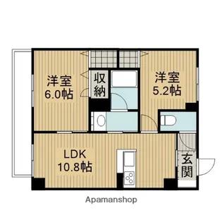 シャトル【3階】の間取り