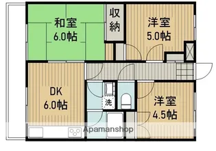エクセルハイツヤマネⅡ【2階】の間取り
