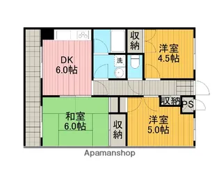エクセルハイツヤマネⅡ【1階】の間取り