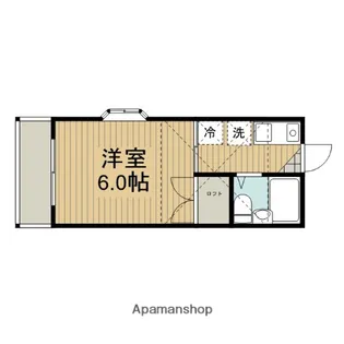 メゾンパレット【201号室】の間取り