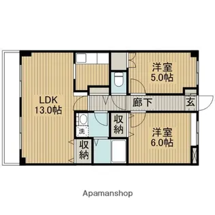 セントラル喜和【3階】の間取り