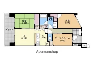 ワンズシティ【1411号室】の間取り