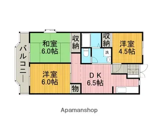 アーバン淵野辺【406号室】の間取り