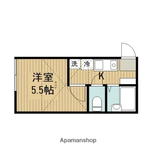 プリミエール古淵【1階】の間取り
