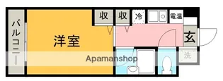 アカデミア清新【3階】の間取り