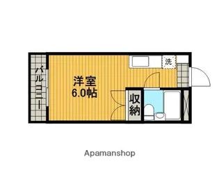 第2アメニティーハウス【202号室】の間取り