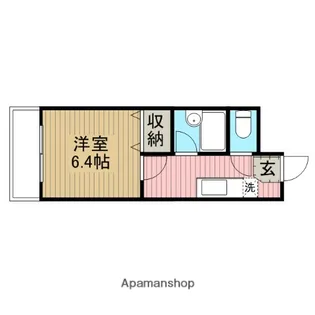 ホワイトパレス【305号室】の間取り