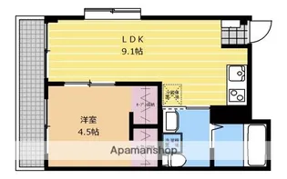ハイツウィン2【201号室】の間取り
