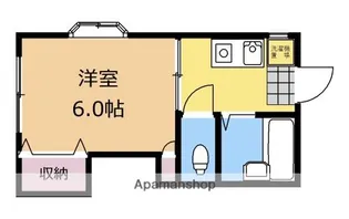 プチヒルズ淵野辺【102号室】の間取り