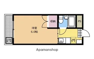 グリーンヒルズA【206号室】の間取り