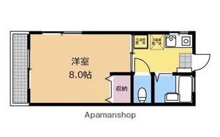 メゾンウエルストン【203号室】の間取り