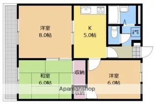 メゾンド・グレース【103号室】の間取り