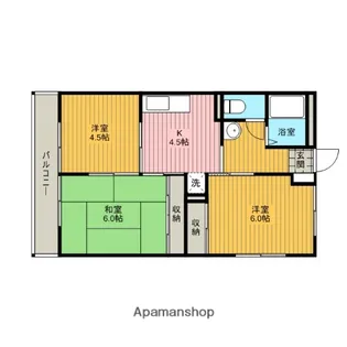 ファミリーマンション【2階】の間取り