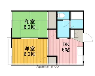 りばぶるCO−WA【1階】の間取り