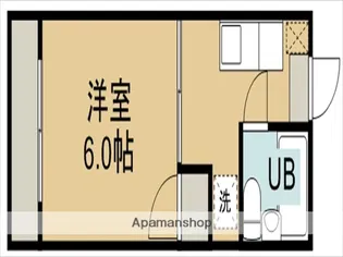 シュガーハイツ【2階】の間取り