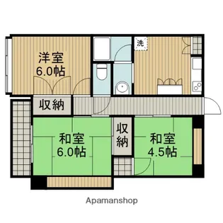 コミニティハイツ【203号室】の間取り