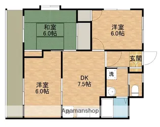 サトウハイツ【1階】の間取り