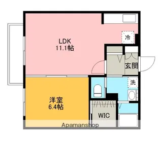 グローラタミヤF棟【2階】の間取り