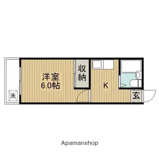 グリーンフィールド【1階】の間取り