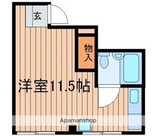 神奈川県相模原市中央区相模原3丁目【マンション】の間取り