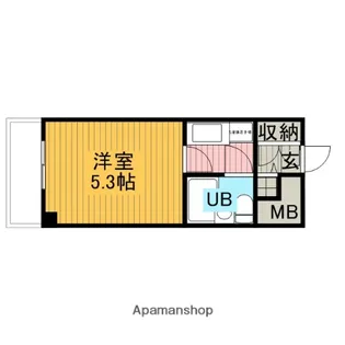 サンウッド淵野辺【3階】の間取り